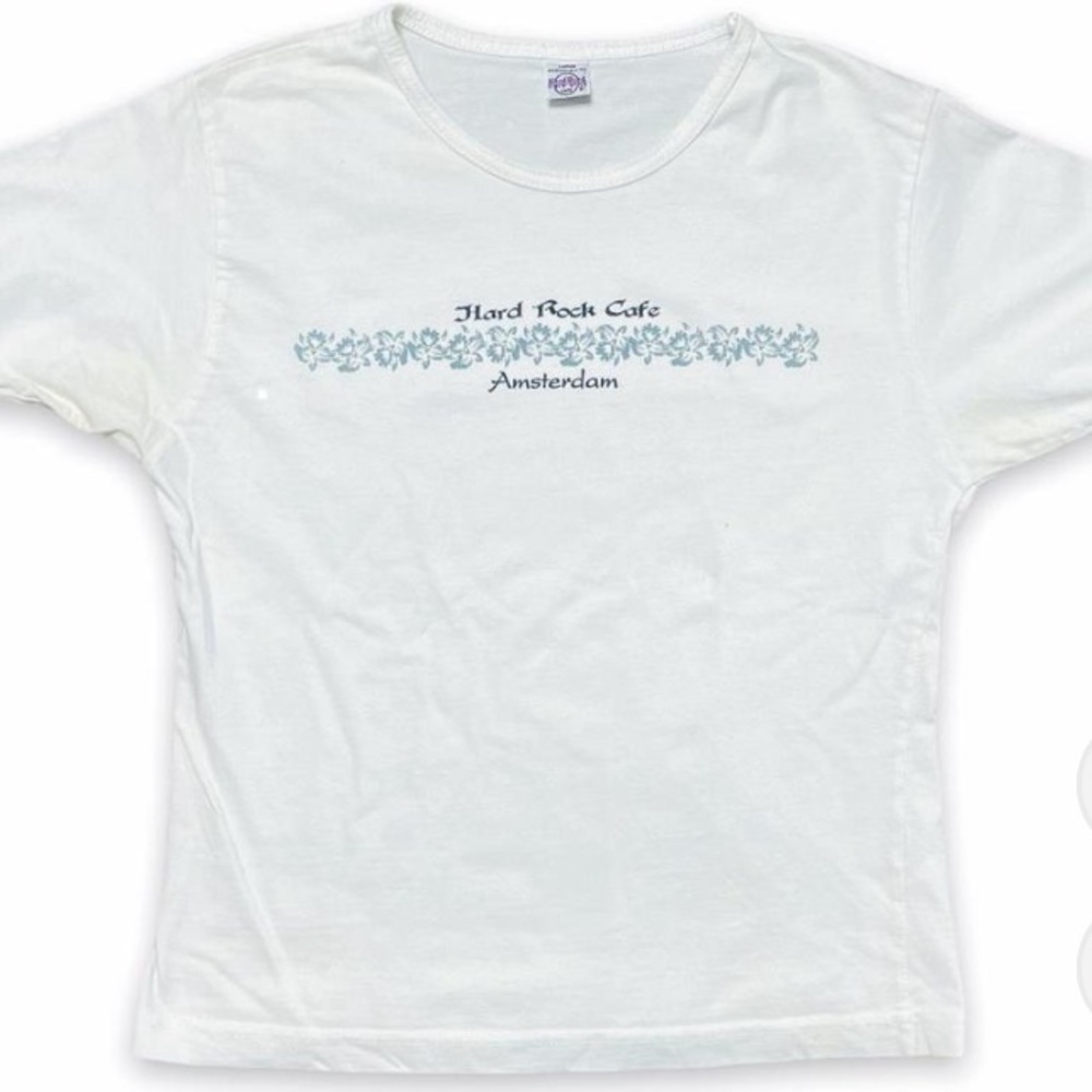 Hard Rock Cafe Amsterdam tshirt hawaiian flowers 🌺